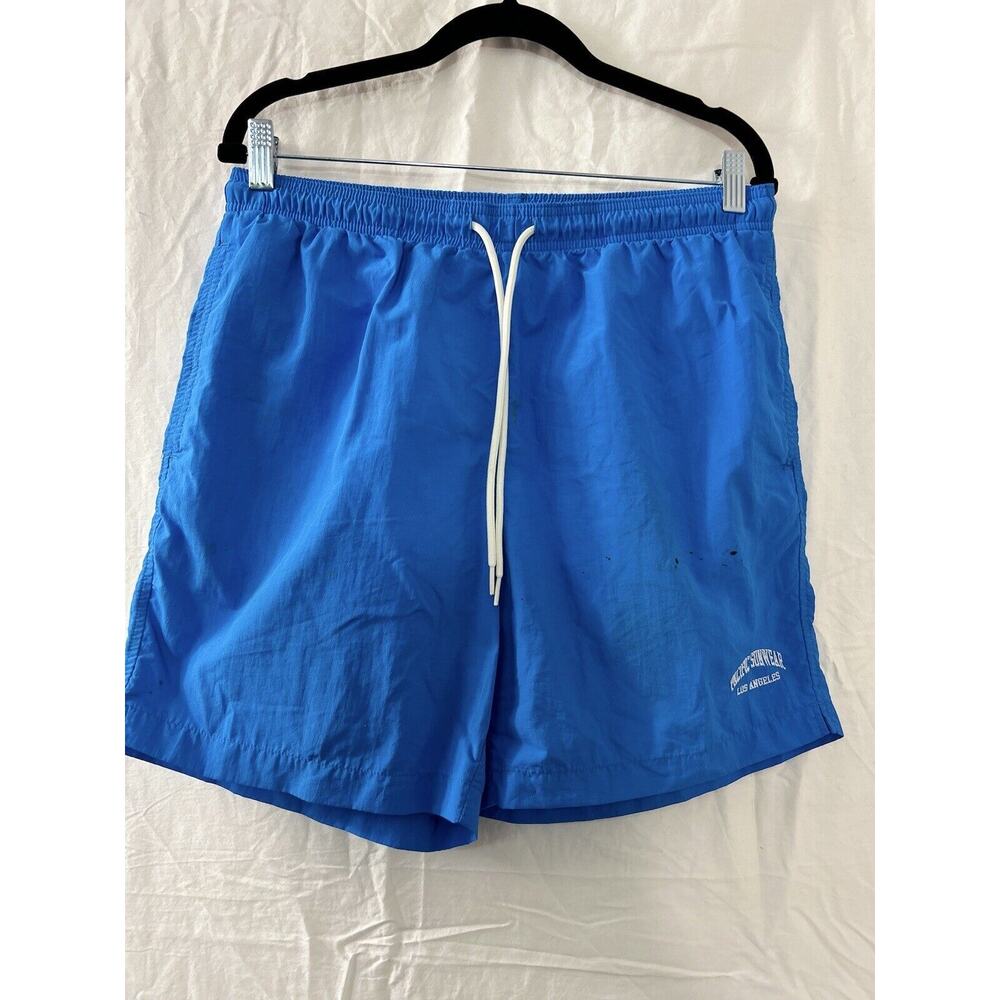 Pacsun Mens M Blue Swim‎ Trunks Lined Gorpcore Outdoors Swimming Flaw See Photos